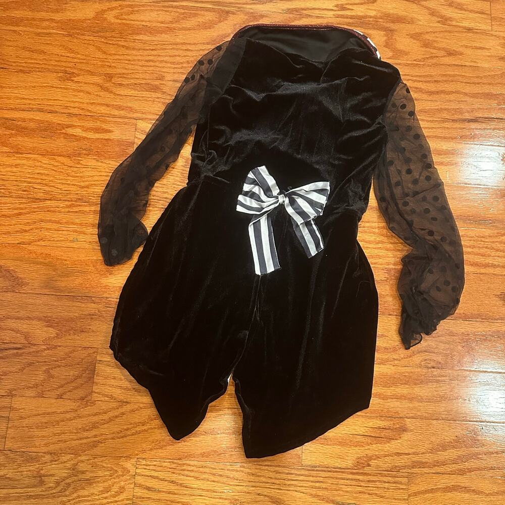 Spirit Halloween Dark Vintage Clown Costume Kids M 8-10 Jacket Leggings - Picture 5 of 5
